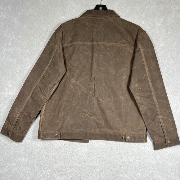 RAILCAR FINE GOODS Type 2 18 Ounce Wax Canvas Jacket Brown Men’s Large  NWOT - Picture 10 of 14